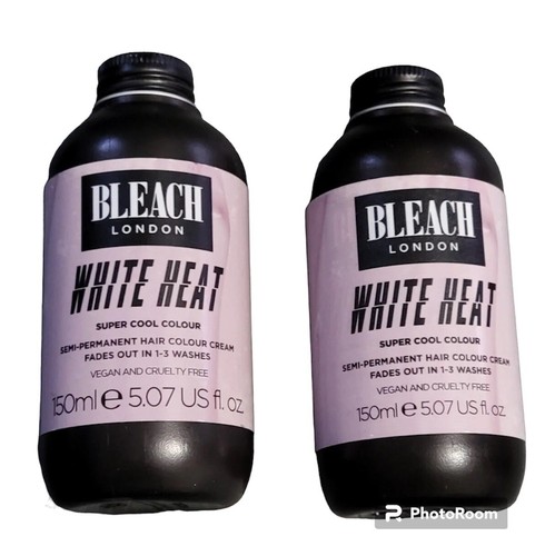2x BLEACH White Toner Semi-Permanent HairColour Cream Vegan |Fast UK Shipping - Picture 5 of 24