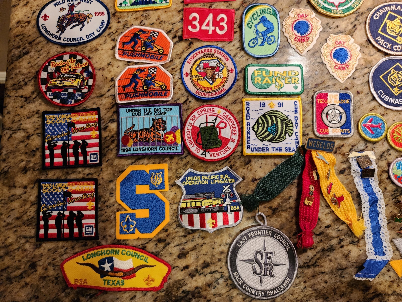 Lot Boy Scout Of America BSA Patches, Pins, Belt Loops, Badges, Uniform