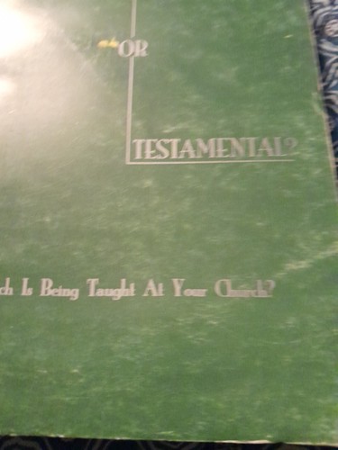 Traditional Or Testamonial Which Is Being Taughtat Your Church By Flavy Brown Jr - Picture 3 of 11