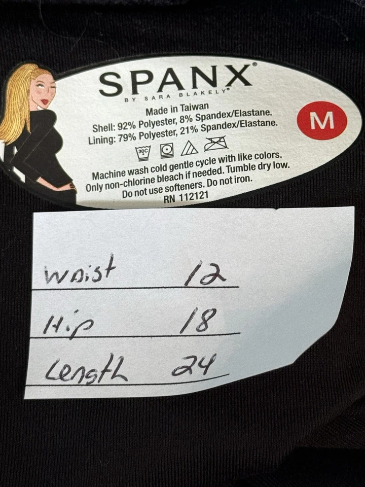 Falda lápiz Spanx Bod A Bing Shapewear para mujer talla M negra adelgazante minimalista Foto 2 de 4