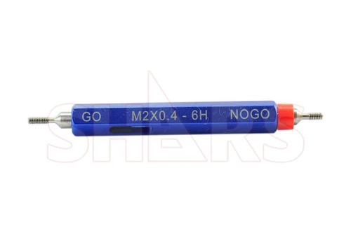 SHARS M2 x 0.4 Thread Plug Gage GO and NO GO Class ANSI/ASME B1.16M standard !