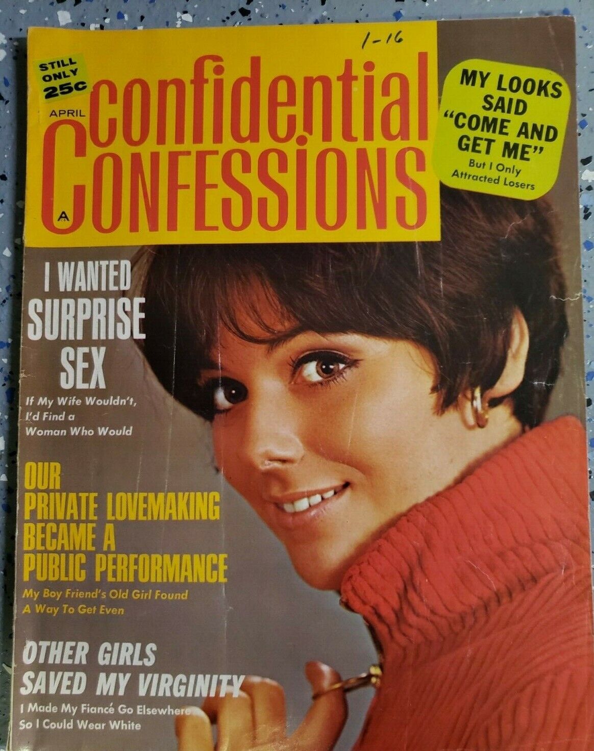 CONFIDENTIAL CONFESSIONS MAGAZINE 1969 SURPRISE SEX eBay photo