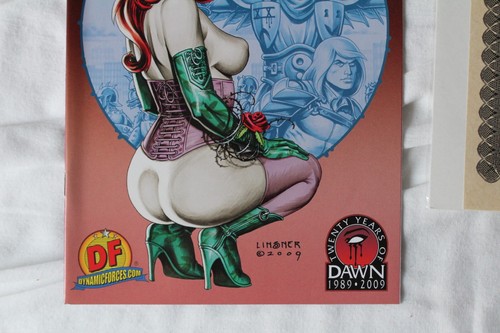 Dawn 2009 Sketchbook Ltd. 1000 Copies Linsner Dynamic Forces Variant NM See Pics - Picture 4 of 6