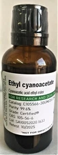 Ethyl cyanoacetate, 99.6%, Certified® 30g   