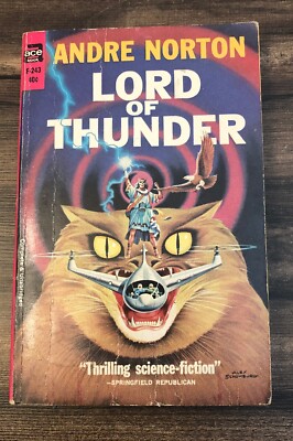 vintage 1962 sci-fi paperback Andre Norton Lord of Thunder