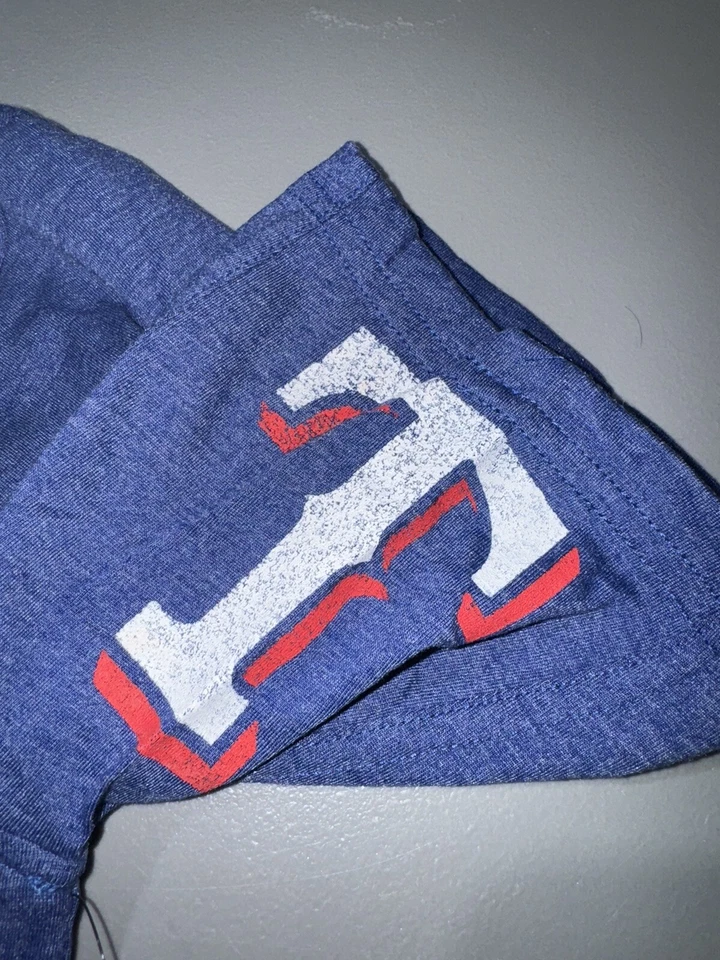 Paquete combinado de 2 camisetas de béisbol MLB de manga corta de los Texas Rangers para hombre talla 2XL Foto 4 de 4