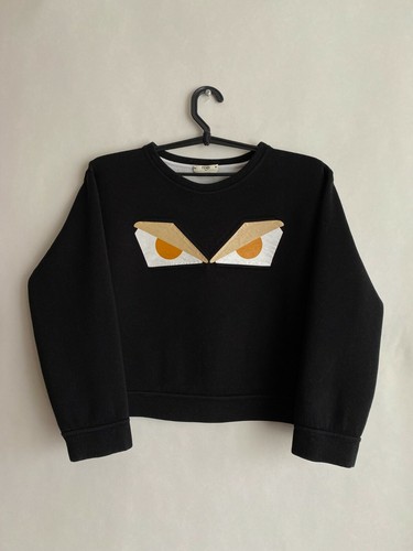 WMNS Fendi Monster Eyes Crop Sweatshirt 