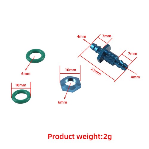 2pcs RC Plane Gas Engine Oil box/Fuel Tank Pipe Tube Connector Coupler ф4.5x L23 - 第 7/7 張圖片