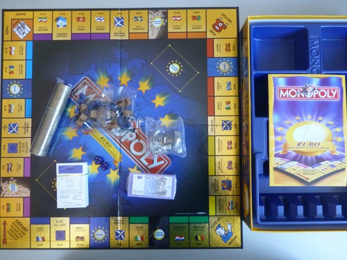 Monopoly Euro Edition (Unsealed box) Exclusive Hasbro licensed Board Game - Picture 2 of 6