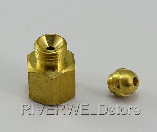 Adaptador conector de montaje de antorcha de soldadura TIG (M16 x 1.5 cambio 1/4G) - Imagen 5 de 6