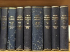 KANSAS HISTORICAL QUARTERLY Complete Run Volu...