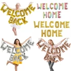 Welcome Home Letter Baloon Heart Star Confetti Ballon Party Decor Foil Balloons