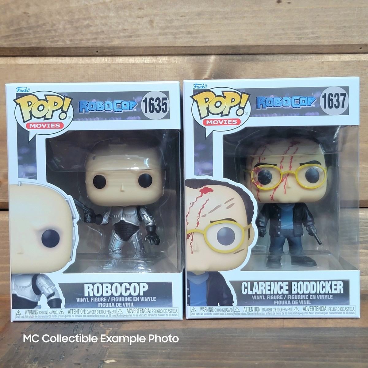 RoboCop 1635 & Clarence Boddicker 1637 Movies Funko Pop Vinyl