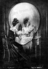 8x10 Print "All is Vanity" Optical Illustion Stare at the Photograph #7265