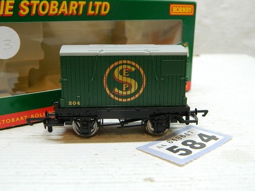 Hornby 00 Conflat Wagon & Container Load Eddie Stobart 204 R6294A Ltd Edition - Picture 2 of 7