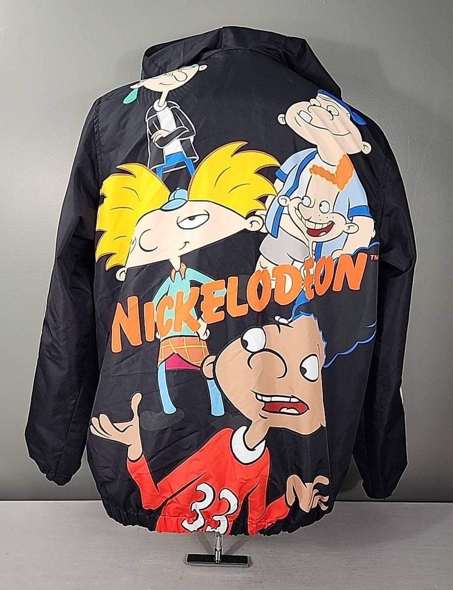 Hey Arnold Hooded Windbreaker Members Only x Nickelodeon Hey Arnold Hooded Windbreaker Members Only x Nickelodeon