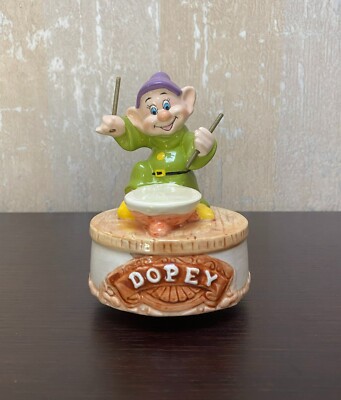 Schmid Disney 5'' Dupey Music Box Figuring Plays Put on a Happy Face