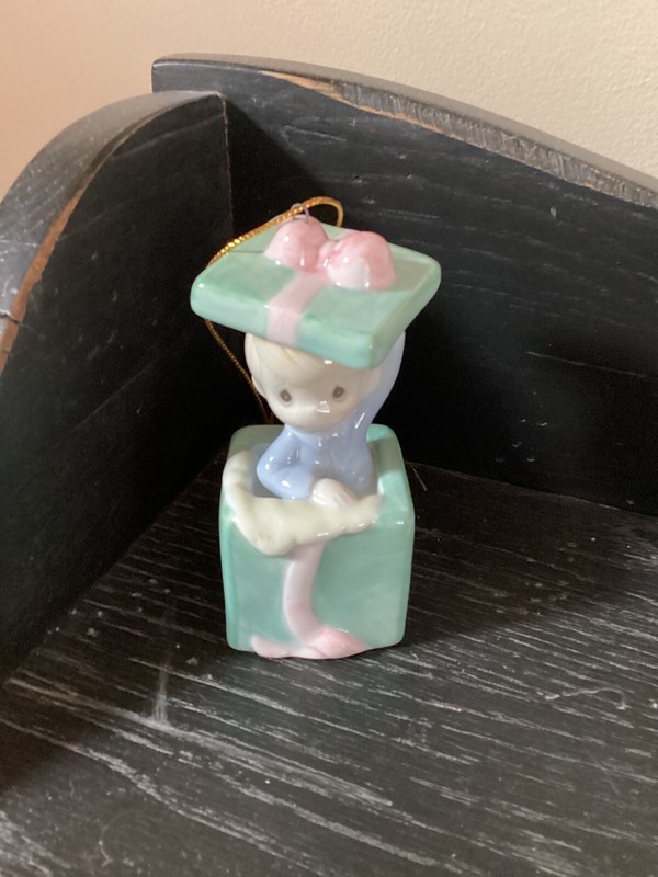 Precious Moments Ornament Boy In Gift Package