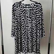 Dress/top polka dots dress size 1 plus size short above knee