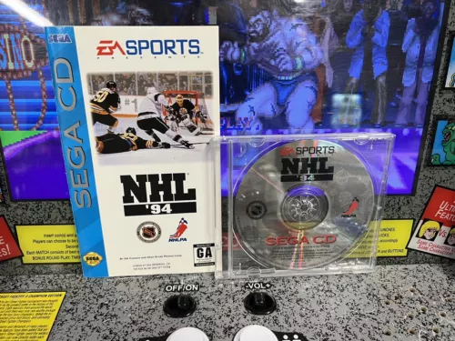 Sega CD NHL '94 EA Sports Game Disc and Manual Only TESTED WORKING
