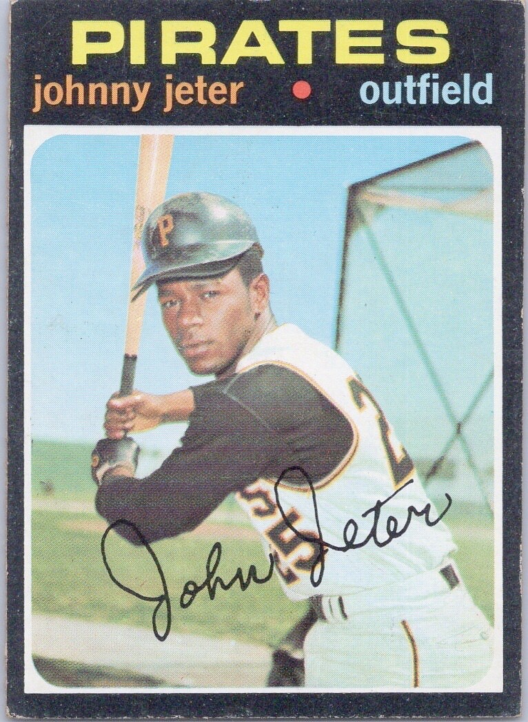 Johnny Jeter 1971 Topps #47 EX