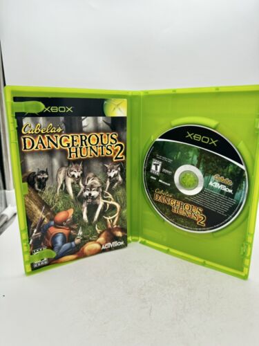Cabela's Dangerous Hunts 2 Microsoft Xbox Complete W/Manual + Reg Card Tested - Picture 4 of 6