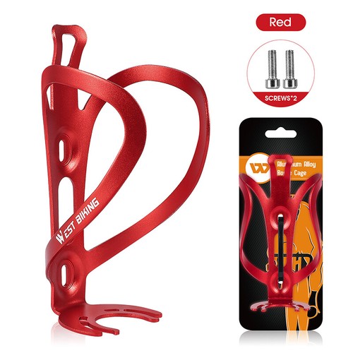 WEST BIKING Fahrrad Trinkflaschenhalter Aluminiumlegierung Flaschenhalter mit 2 Schrauben - Bild 15 von 15