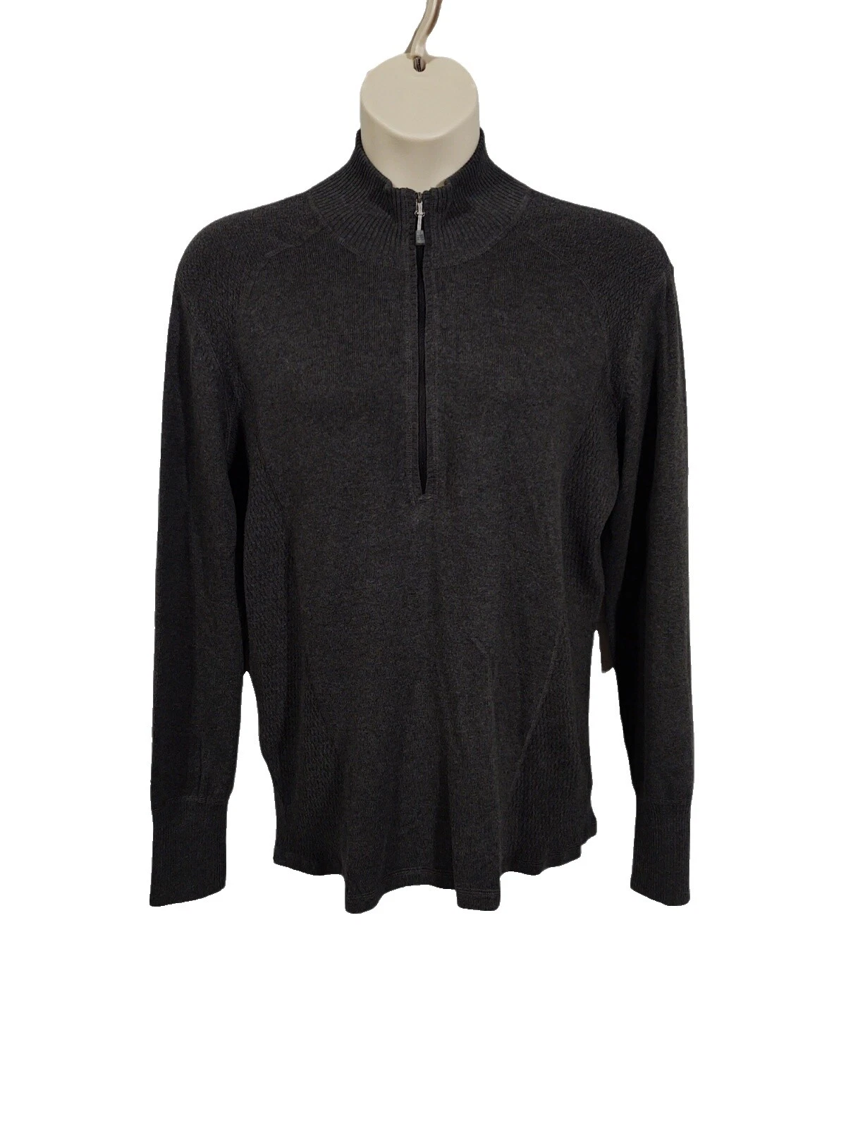 Suéteres Negro Poliéster Eddie Bauer para Mujeres