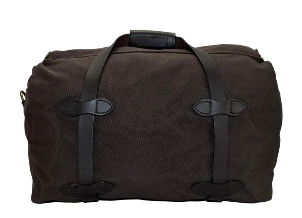 NWT FILSON RUGGED TWILL Dark Brown DUFFLE BAG Style 70220 FROM OLD STOCK - Image 4 of 4