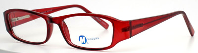 MODERN OPTICAL Active Burgundy Unisex Rectangle Eyeglasses 51-16-140 B:30
