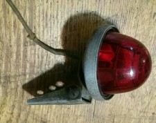 Vintage Teleoptic 2.25 Red Glass Tail Light Racine Wisconsin Vintage Teleoptic 2.25 Red Glass Tail Light Racine Wisconsin