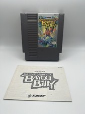 Adventures of Bayou Billy (1989) Konami Nintendo NES Cartridge Manual
