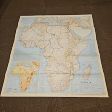 National Geographic Map - Africa - 1943