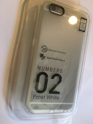IPHONE 6, 6S SHOCKPROOF CASE IN FROST WHITE by SwitchEasy AP-11-112-12 BRAND NEW