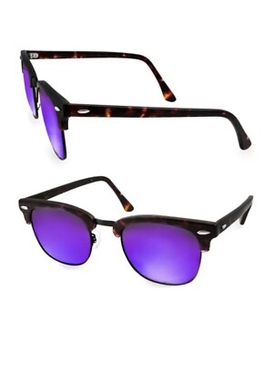 AQS 49mm Clubmaster Sunglasses AQS MILO 49MM CLUBMASTER SUNGLASSES | eBay main image 2