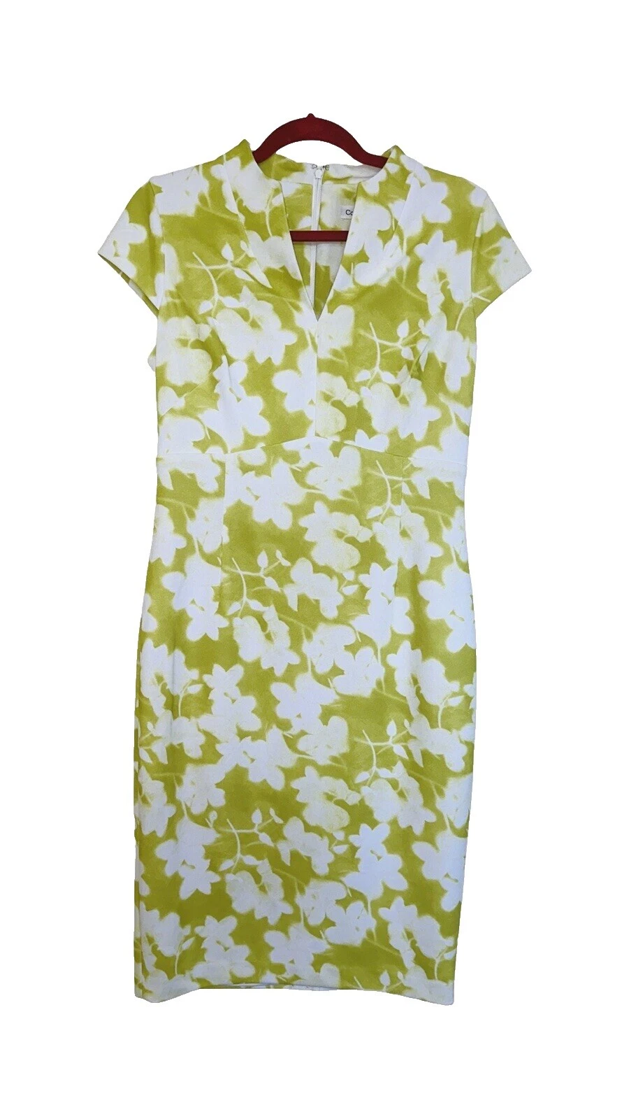 Calvin Klein Floral Sleeveless Sheath Dresses for Women