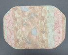 WATERCOLOR~ Placemats ~ Set of 6 ~ Spring Summer Shades of Beige-Blue