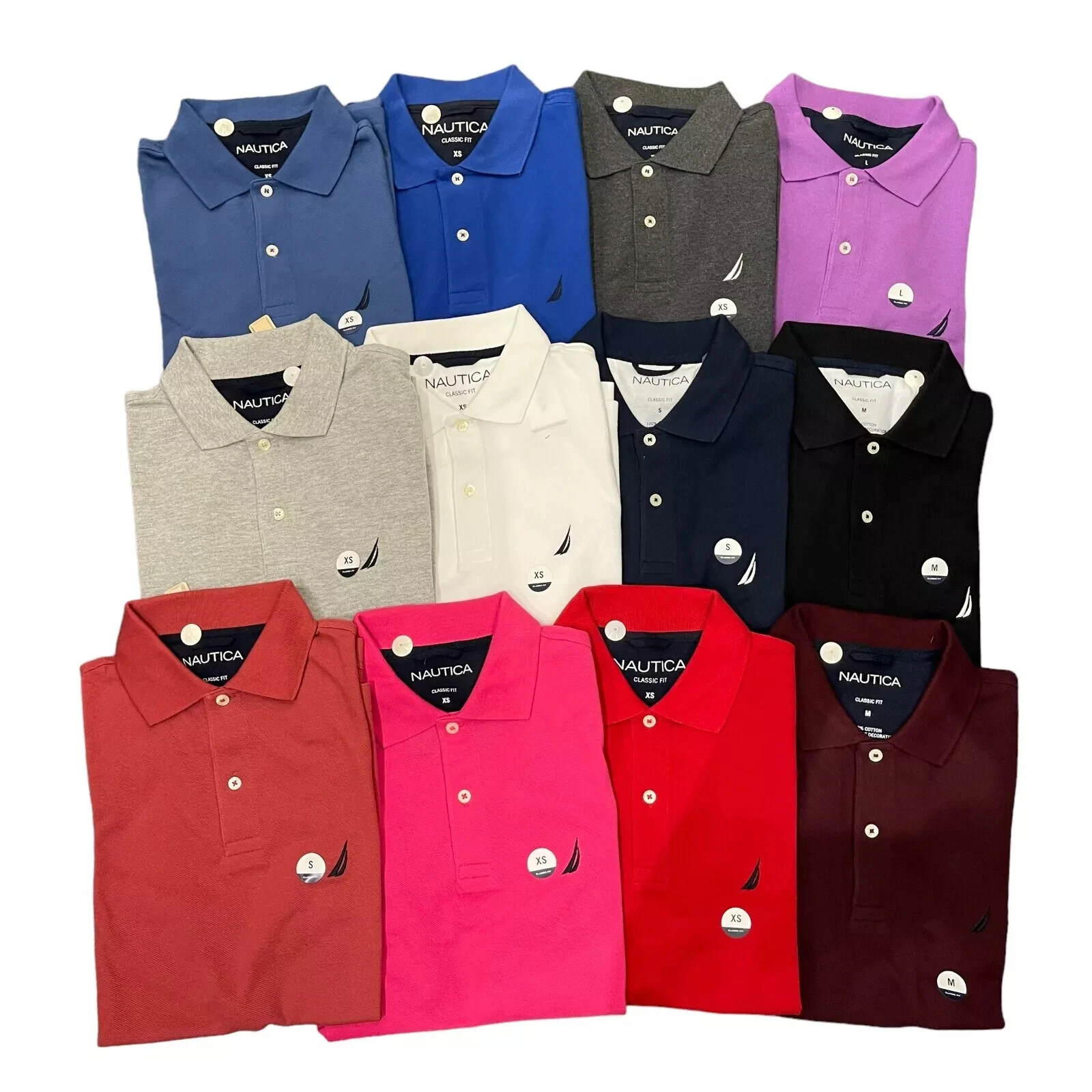 NWT Nautica Mens All Cotton Classic Fit Short Sleeve Performance Deck Polo Shirt
Opens in a new wind