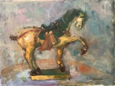 Original Impressionism Oil Painting  12”x16 Signed