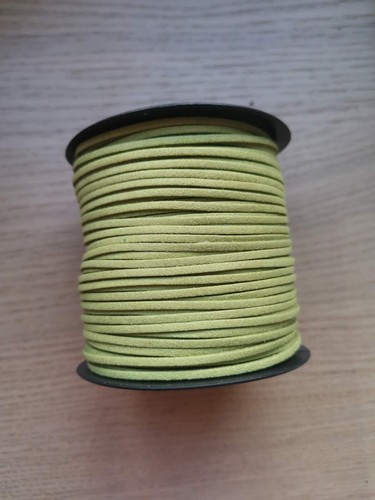 5m Faux Suede Cord Lace Thread String Enviro Leather Jewellery Beading DIY 3mm - Picture 12 of 42