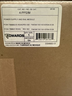 EST Edwards 4-PPS/M 120V power supply NEW IN BOX est3 est4