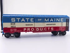 HO Scale Fleischmann Tin Sided Bangor & Aroostook BAR State of Maine Car 1:87