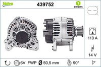 Lichtmaschine Generator Lima Valeo Origins - NEW O.E. Technologie 439752 FüR VW