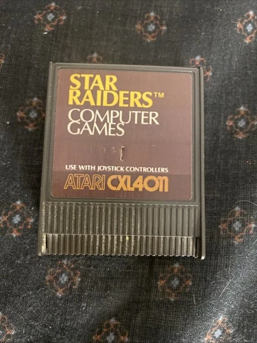 Star Raiders Atari Game Cartridge (400/800/XL/XE) CXL4011