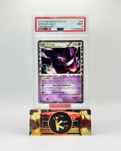 2010 Pokémon Triumphant Gengar Holo PSA 9