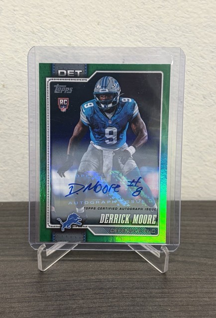 2026 Topps Flagship Derrick Moore Rookie Base Auto Green /99