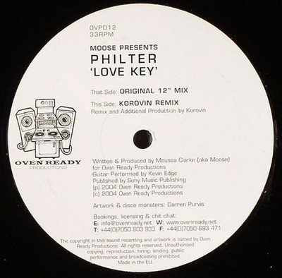 Philter - Love Key, 12'', (Vinyl)