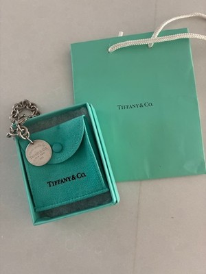 Tiffany & Co. ''Return to Tiffany'' 7 Inch Bracelet and Charm w/Pouch, Box, & Bag