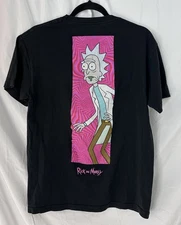Primitive Rick & Morty T shirt Black And Hot Pink