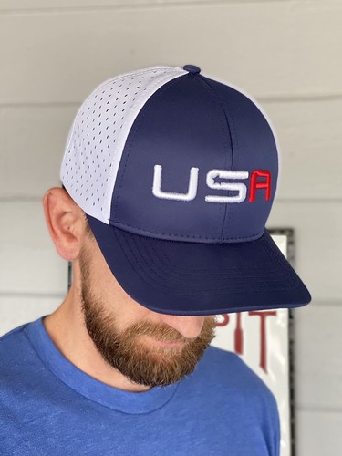 Team USA Trucker Hat, USA Unisex One Size Fits Most Hat Navy/White - Picture 7 of 7